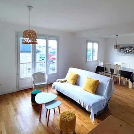 Fougères Appartement 76M2 Lumineux Centre Ville Garage Prive 3Ieme Etage Sans Ascenseur מראה חיצוני תמונה